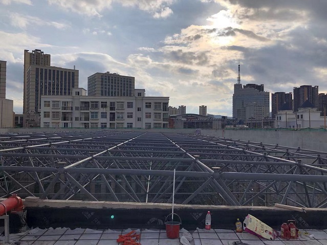 朔州云南昆明联勤保障部队65070工程-军体训练馆网架